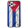 Red White Blue Cuban Flag Cuba Clear Shockproof iPhone Case
