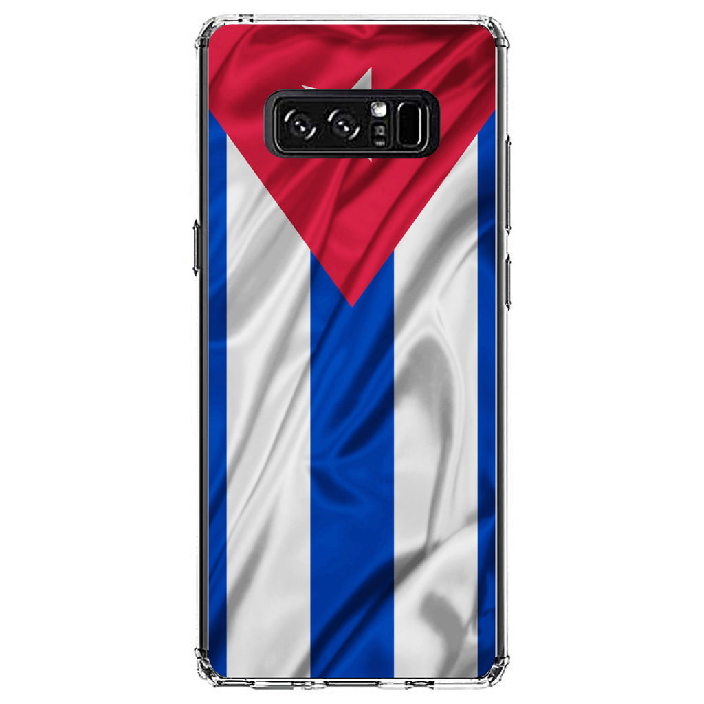 Red White Blue Cuban Flag Cuba Clear Shockproof iPhone Case, view 12