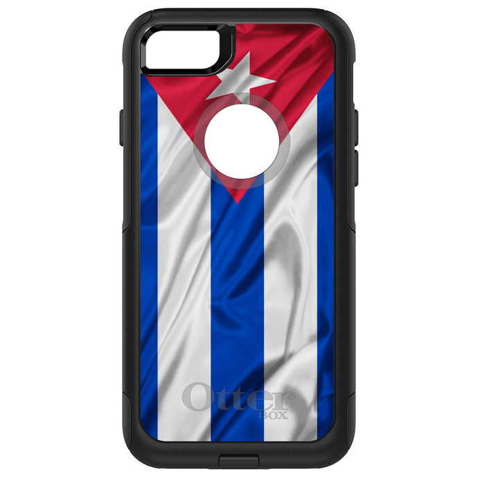 DistinctInk OtterBox Commuter Series Case for Apple iPhone or Samsung Galaxy - Red White Blue Cuban Flag Cuba