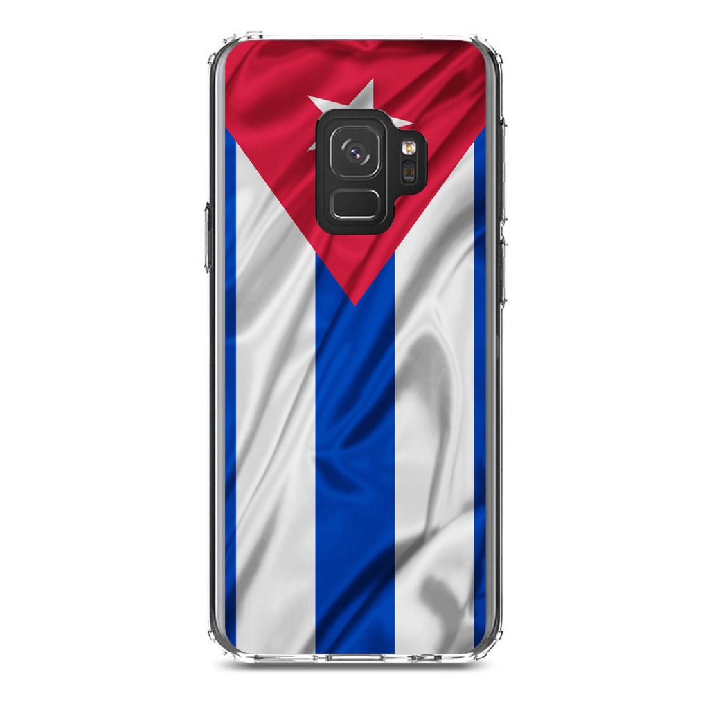 Red White Blue Cuban Flag Cuba Clear Shockproof iPhone Case, view 19