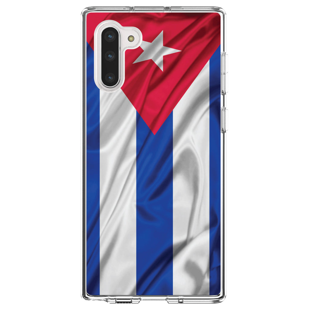 Red White Blue Cuban Flag Cuba Clear Shockproof iPhone Case, view 9