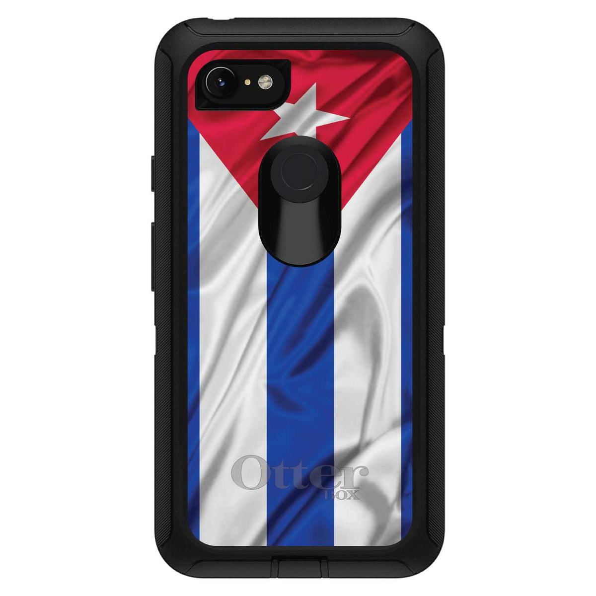 Red White Blue Cuban Flag Cuba OtterBox Defender Case for iPhone & Galaxy, view 15