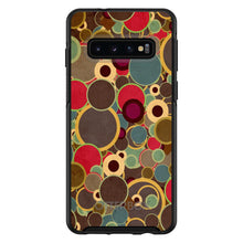 DistinctInk™ OtterBox Symmetry Series Case for Apple iPhone / Samsung Galaxy / Google Pixel - Brown Red Yellow Circles