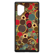 DistinctInk™ OtterBox Symmetry Series Case for Apple iPhone / Samsung Galaxy / Google Pixel - Brown Red Yellow Circles