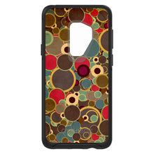 DistinctInk™ OtterBox Symmetry Series Case for Apple iPhone / Samsung Galaxy / Google Pixel - Brown Red Yellow Circles