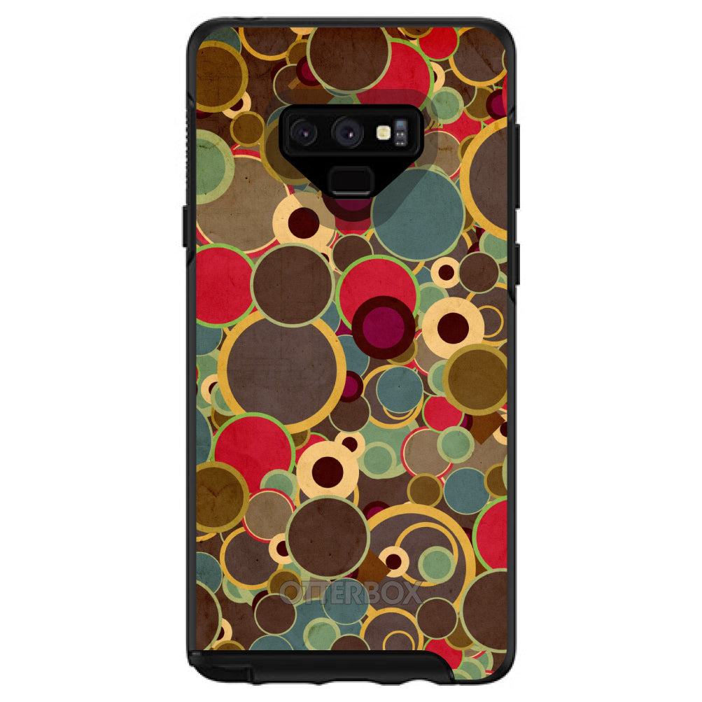 Brown Red Yellow Circles OtterBox Symmetry Case for iPhone & Galaxy, view 13