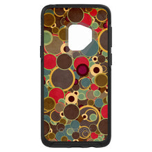 DistinctInk™ OtterBox Symmetry Series Case for Apple iPhone / Samsung Galaxy / Google Pixel - Brown Red Yellow Circles