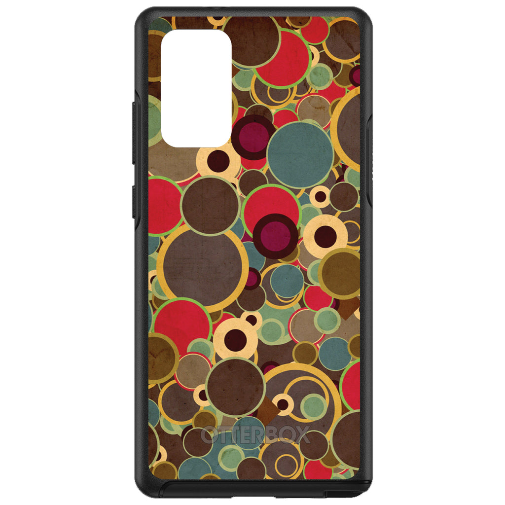 Brown Red Yellow Circles OtterBox Symmetry Case for iPhone & Galaxy, view 10