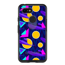 DistinctInk™ OtterBox Symmetry Series Case for Apple iPhone / Samsung Galaxy / Google Pixel - Pink Purple Yellow 90s Pattern