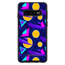 DistinctInk™ OtterBox Symmetry Series Case for Apple iPhone / Samsung Galaxy / Google Pixel - Pink Purple Yellow 90s Pattern