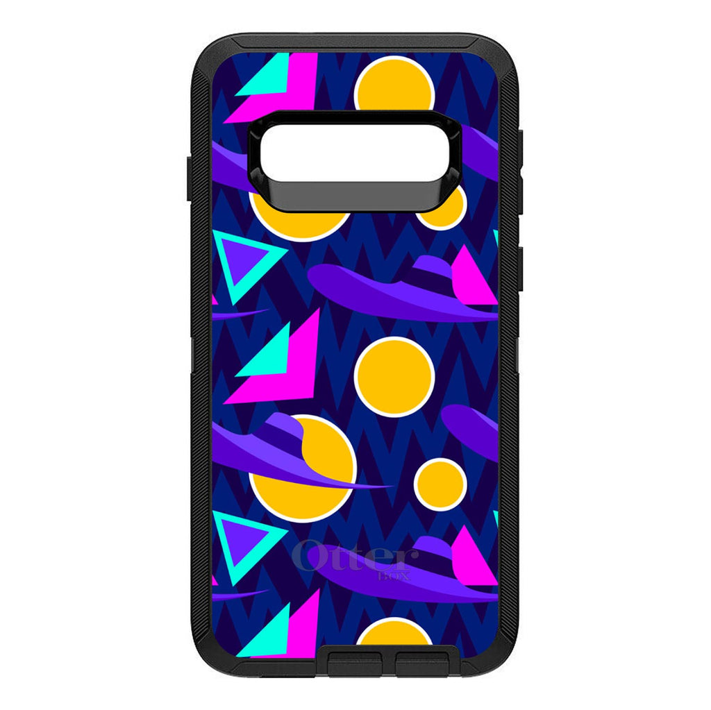 Pink Purple Yellow 90s Pattern OtterBox Defender Case for iPhone & Galaxy, view 9