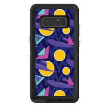 DistinctInk™ OtterBox Defender Series Case for Apple iPhone / Samsung Galaxy / Google Pixel - Pink Purple Yellow 90s Pattern