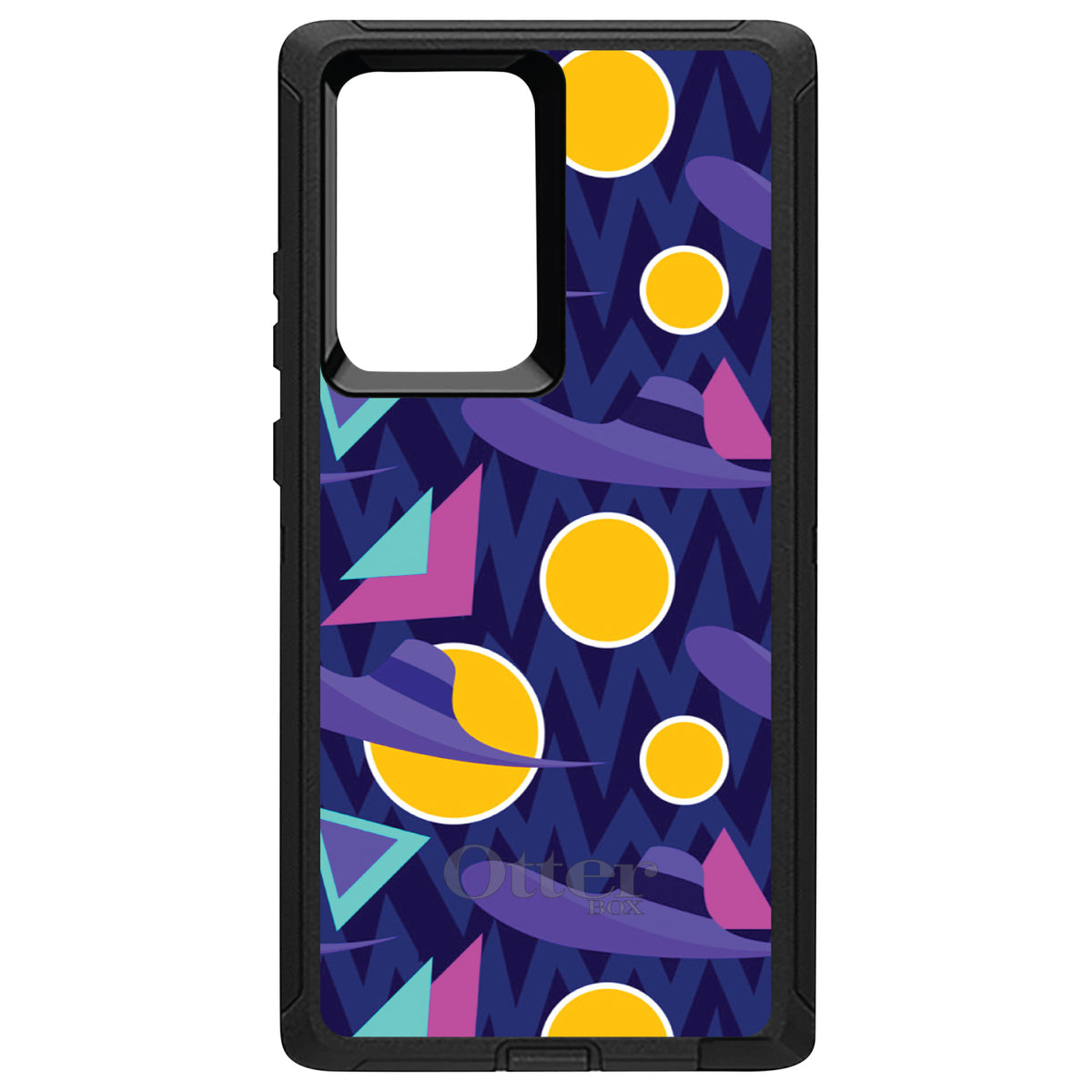 Pink Purple Yellow 90s Pattern OtterBox Defender Case for iPhone & Galaxy, view 13