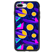 DistinctInk™ OtterBox Symmetry Series Case for Apple iPhone / Samsung Galaxy / Google Pixel - Pink Purple Yellow 90s Pattern