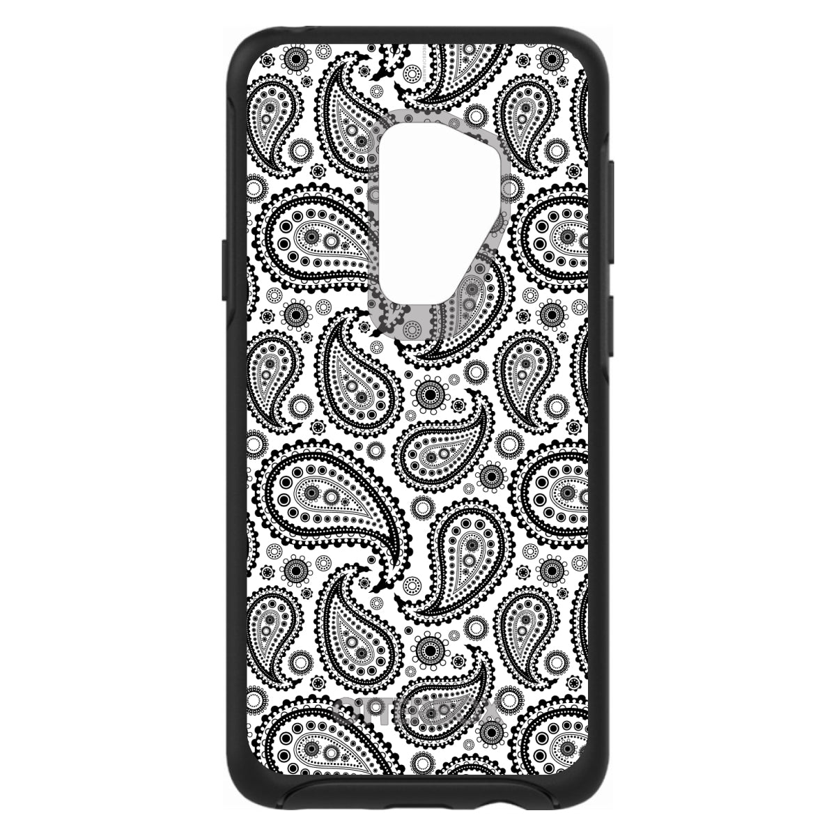 Black & White Paisley OtterBox Symmetry Case for iPhone & Galaxy, view 9