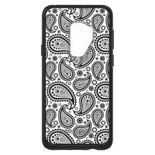 DistinctInk™ OtterBox Symmetry Series Case for Apple iPhone / Samsung Galaxy / Google Pixel - Black & White Paisley