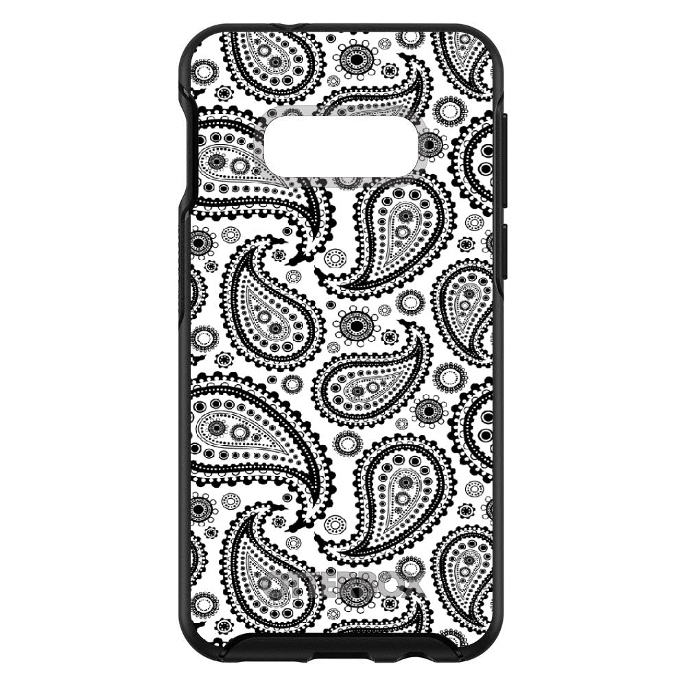 Black & White Paisley OtterBox Symmetry Case for iPhone & Galaxy, view 7