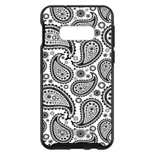 DistinctInk™ OtterBox Symmetry Series Case for Apple iPhone / Samsung Galaxy / Google Pixel - Black & White Paisley