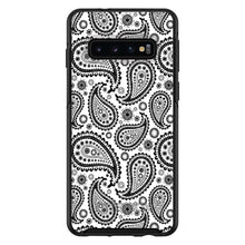 DistinctInk™ OtterBox Symmetry Series Case for Apple iPhone / Samsung Galaxy / Google Pixel - Black & White Paisley