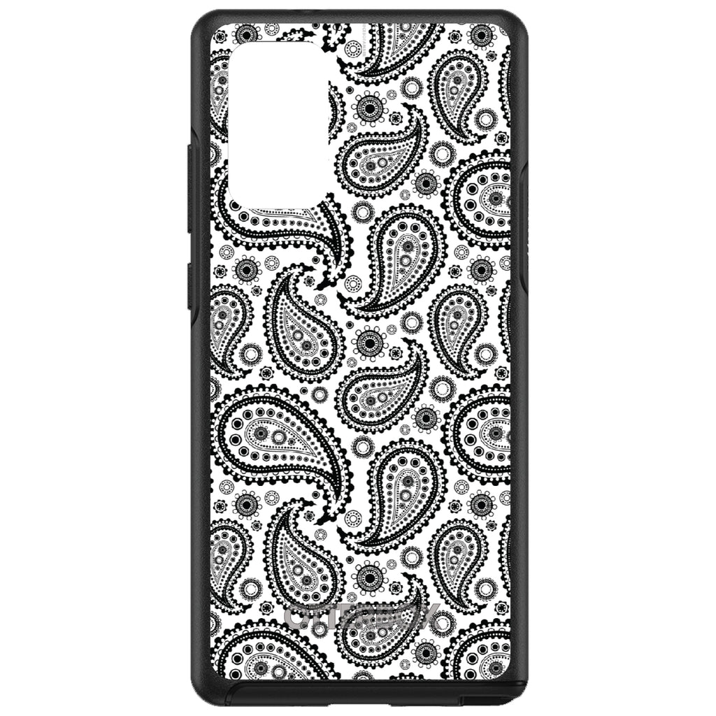 Black & White Paisley OtterBox Symmetry Case for iPhone & Galaxy, view 10