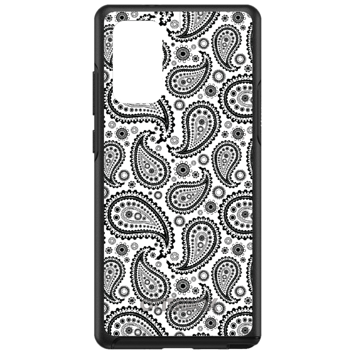 Black & White Paisley OtterBox Symmetry Case for iPhone & Galaxy, view 10