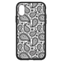 DistinctInk™ OtterBox Symmetry Series Case for Apple iPhone / Samsung Galaxy / Google Pixel - Black & White Paisley