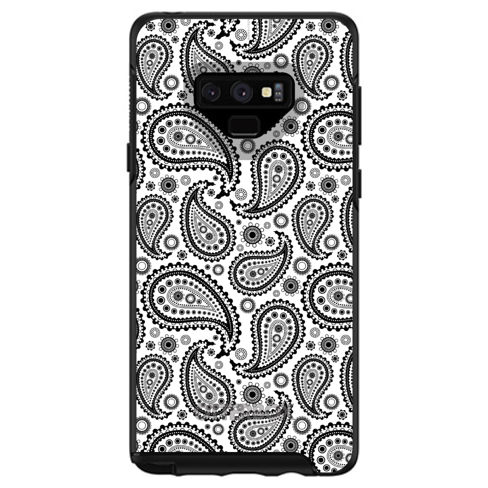 Black & White Paisley OtterBox Symmetry Case for iPhone & Galaxy, view 13