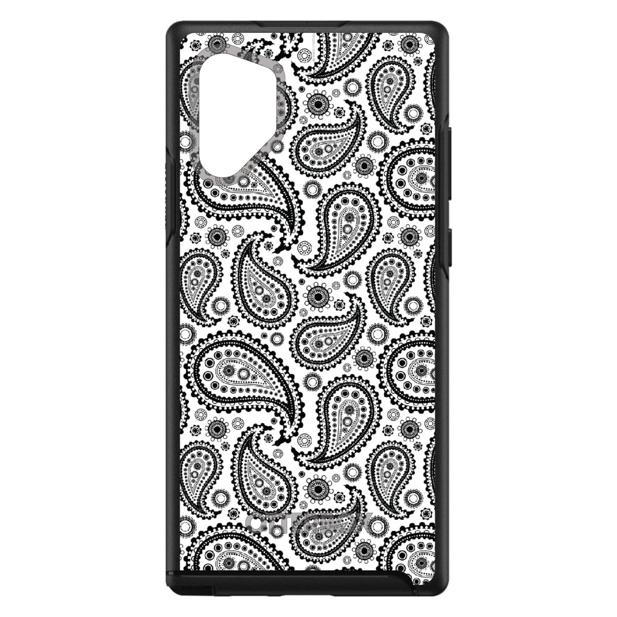 Black & White Paisley OtterBox Symmetry Case for iPhone & Galaxy, view 12