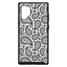 DistinctInk™ OtterBox Symmetry Series Case for Apple iPhone / Samsung Galaxy / Google Pixel - Black & White Paisley