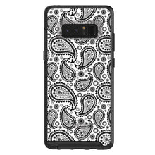 DistinctInk™ OtterBox Symmetry Series Case for Apple iPhone / Samsung Galaxy / Google Pixel - Black & White Paisley