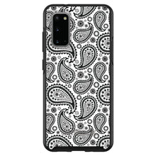 DistinctInk™ OtterBox Symmetry Series Case for Apple iPhone / Samsung Galaxy / Google Pixel - Black & White Paisley