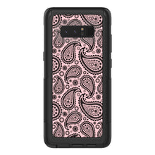 DistinctInk™ OtterBox Commuter Series Case for Apple iPhone or Samsung Galaxy - Black & Pink Paisley