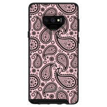 DistinctInk™ OtterBox Symmetry Series Case for Apple iPhone / Samsung Galaxy / Google Pixel - Black & Pink Paisley
