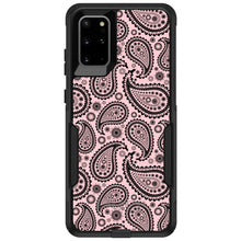 DistinctInk™ OtterBox Commuter Series Case for Apple iPhone or Samsung Galaxy - Black & Pink Paisley