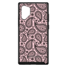 DistinctInk™ OtterBox Symmetry Series Case for Apple iPhone / Samsung Galaxy / Google Pixel - Black & Pink Paisley