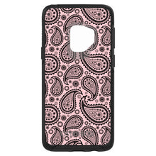 DistinctInk™ OtterBox Symmetry Series Case for Apple iPhone / Samsung Galaxy / Google Pixel - Black & Pink Paisley