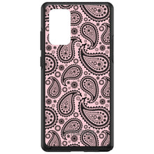 DistinctInk™ OtterBox Symmetry Series Case for Apple iPhone / Samsung Galaxy / Google Pixel - Black & Pink Paisley