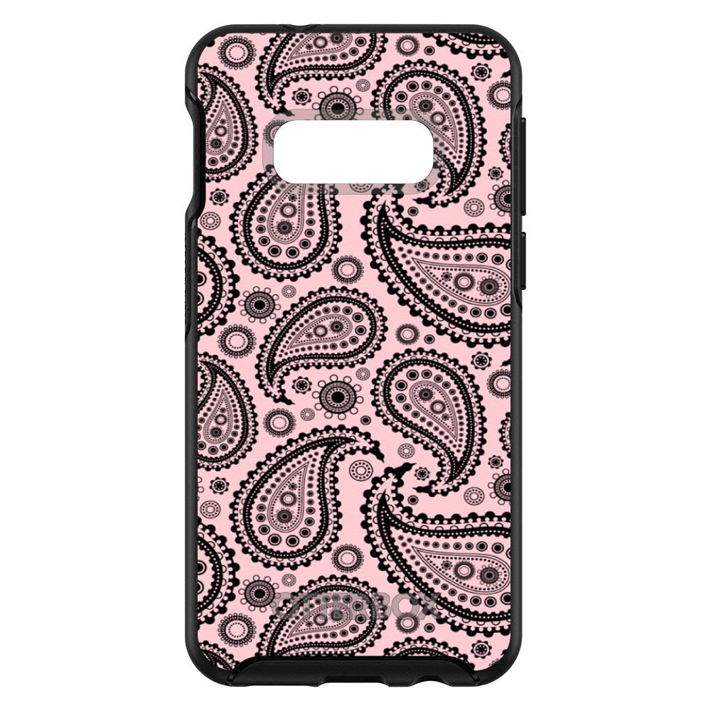 Black & Pink Paisley OtterBox Symmetry Case for iPhone & Galaxy, view 7