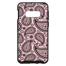 DistinctInk™ OtterBox Symmetry Series Case for Apple iPhone / Samsung Galaxy / Google Pixel - Black & Pink Paisley