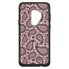 DistinctInk™ OtterBox Symmetry Series Case for Apple iPhone / Samsung Galaxy / Google Pixel - Black & Pink Paisley