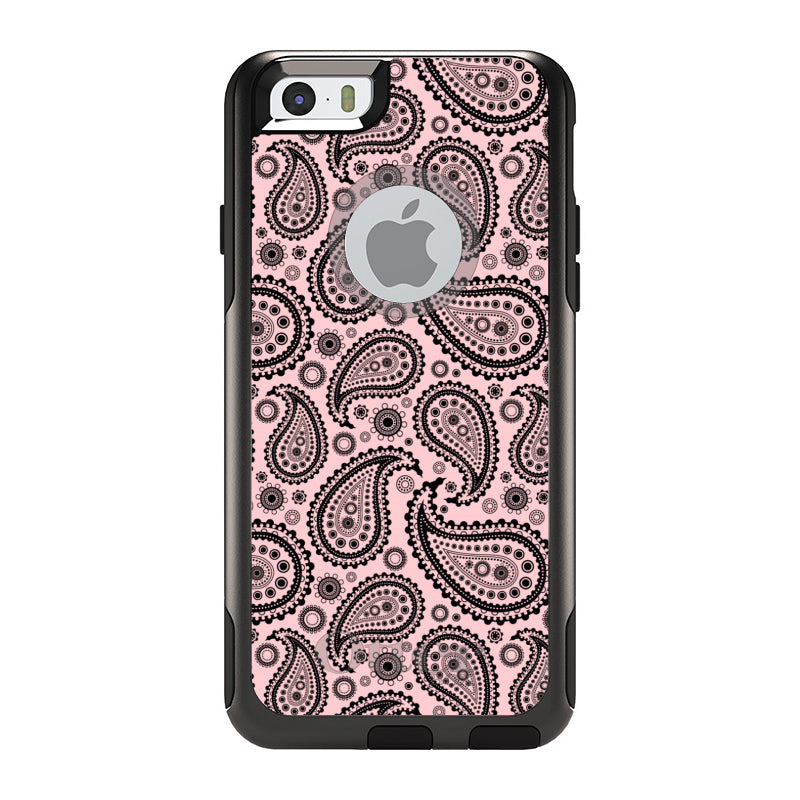 Black & Pink Paisley OtterBox Commuter Case for iPhone & Galaxy, view 4