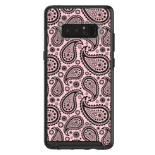 DistinctInk™ OtterBox Symmetry Series Case for Apple iPhone / Samsung Galaxy / Google Pixel - Black & Pink Paisley