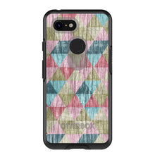 DistinctInk™ OtterBox Symmetry Series Case for Apple iPhone / Samsung Galaxy / Google Pixel - Multi Color Rainbow Wood