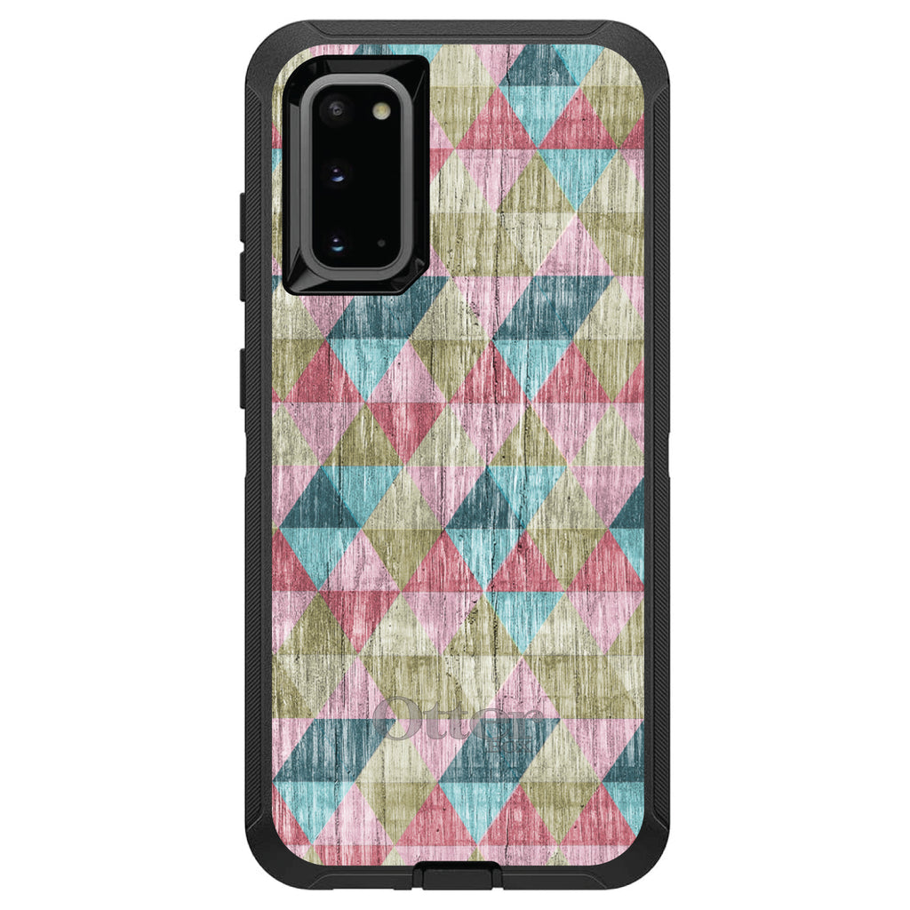 Multi Color Rainbow Wood OtterBox Defender Case for iPhone & Galaxy, view 8