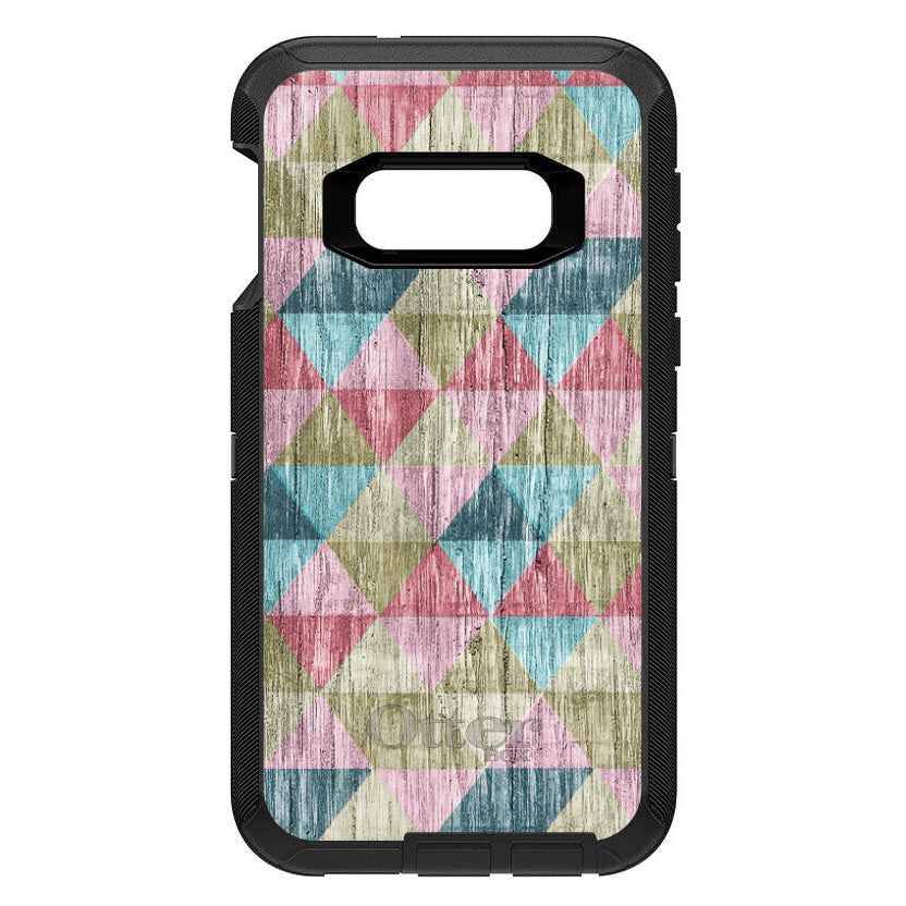 Multi Color Rainbow Wood OtterBox Defender Case for iPhone & Galaxy, view 10
