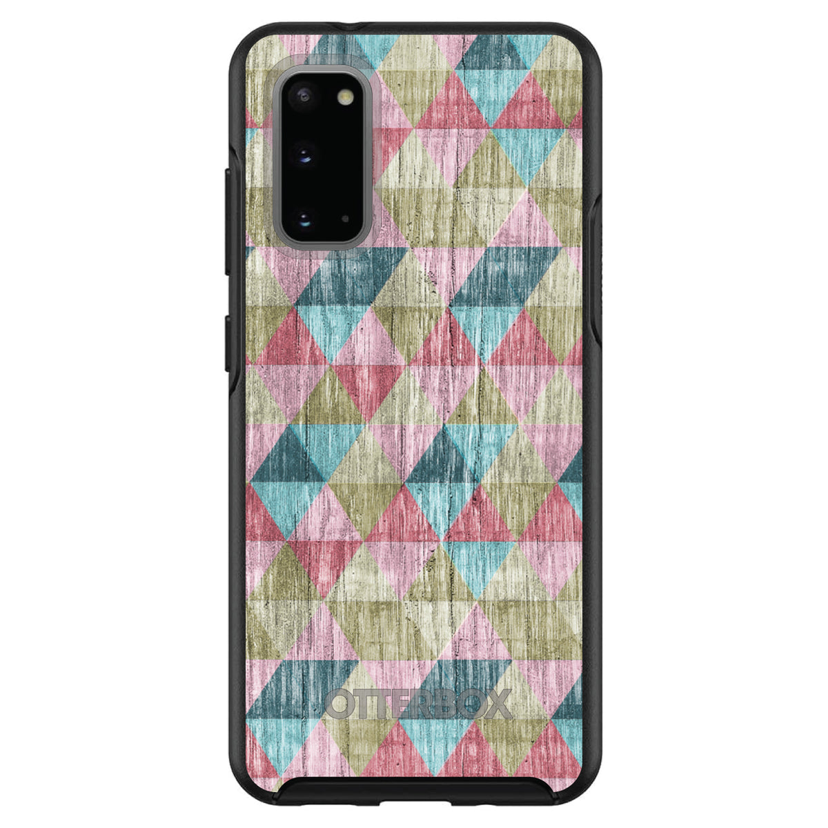Multi Color Rainbow Wood OtterBox Symmetry Case for iPhone & Galaxy, view 5
