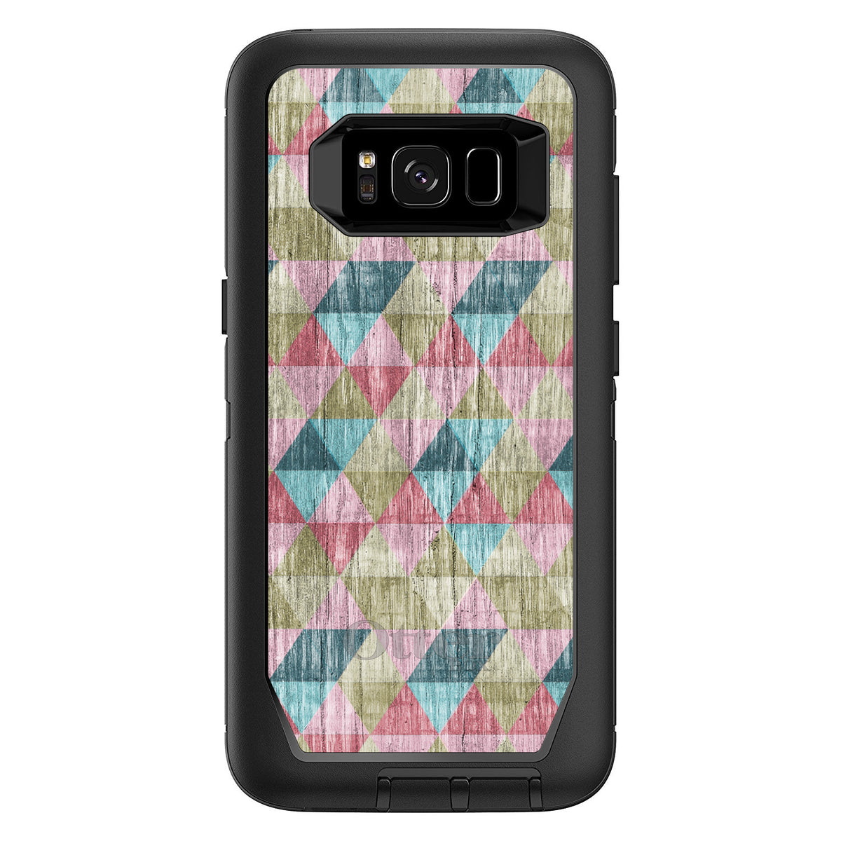 Multi Color Rainbow Wood OtterBox Defender Case for iPhone & Galaxy, view 12