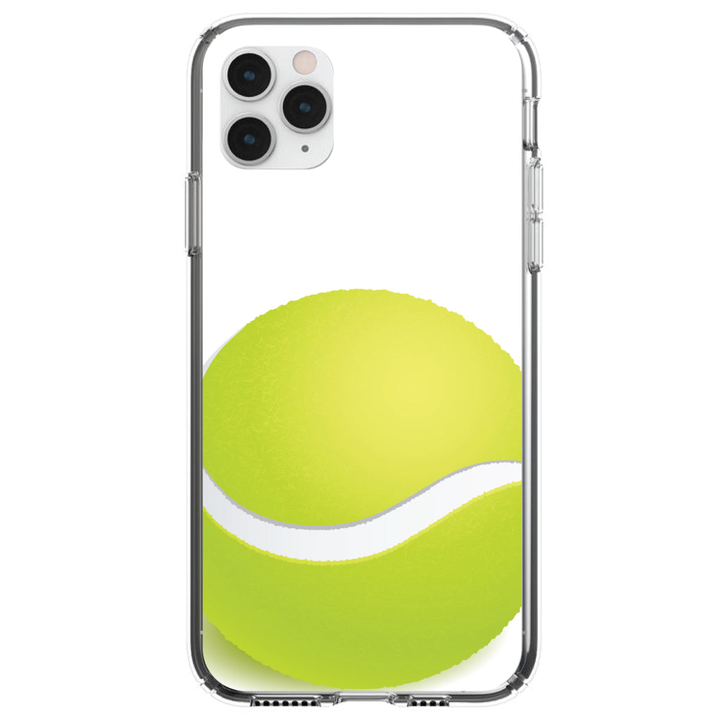 Green Tennis Ball Clear Shockproof iPhone Case