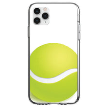 DistinctInk® Clear Shockproof Hybrid Case for Apple iPhone / Samsung Galaxy / Google Pixel - Green Tennis Ball