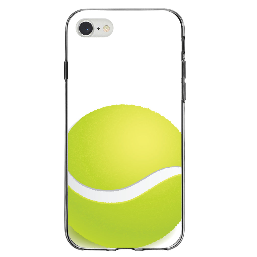 Green Tennis Ball Clear Shockproof iPhone Case, view 5
